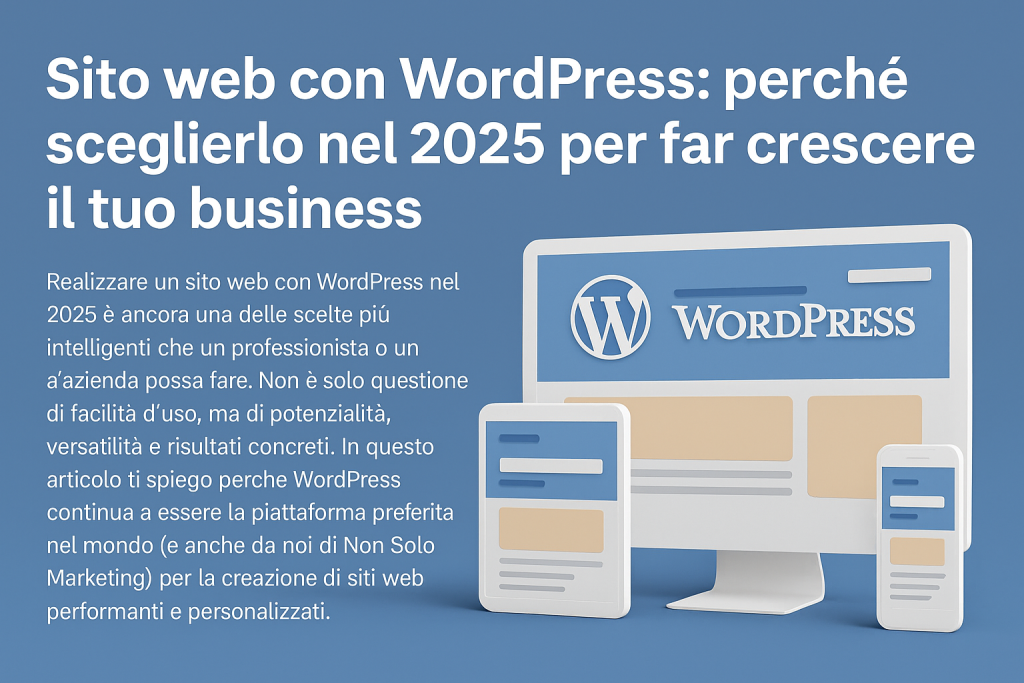 sito web con wordpress
