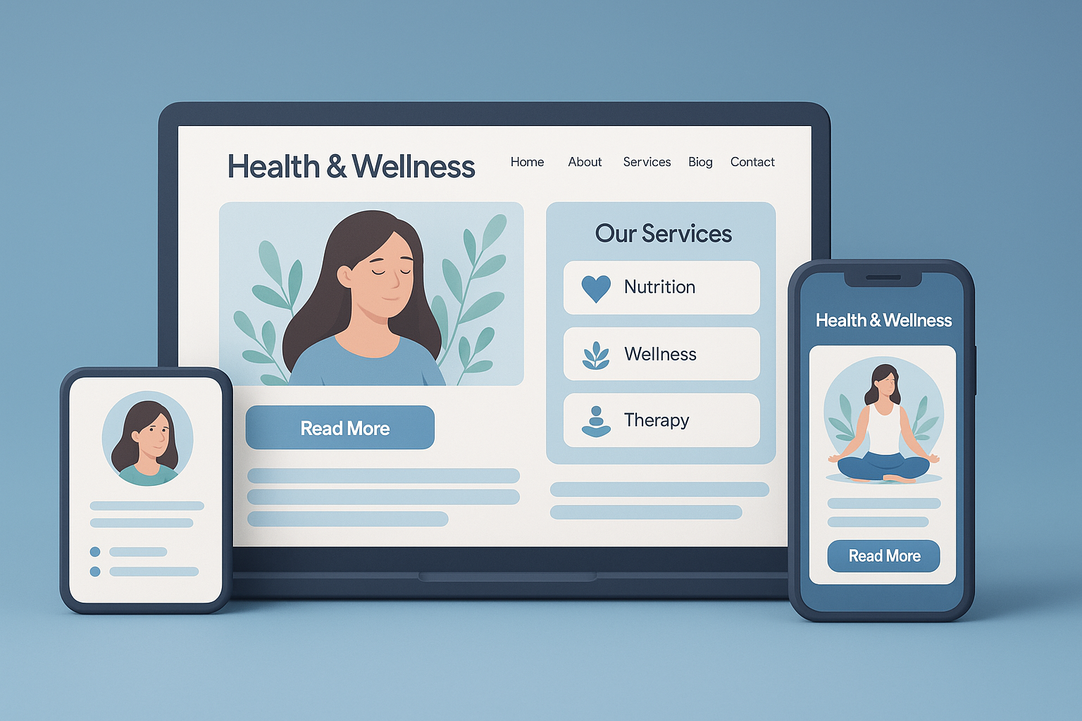 sito web di salute e benessere