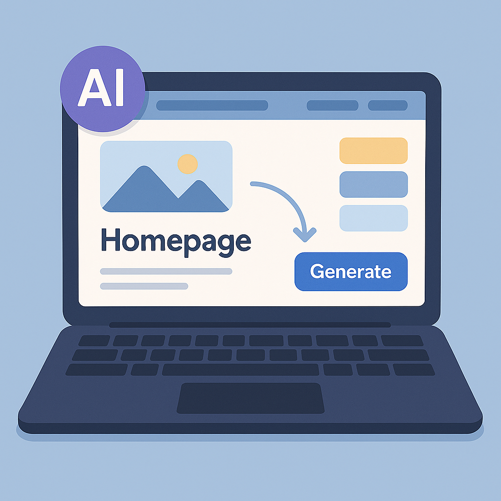 sito web con AI
